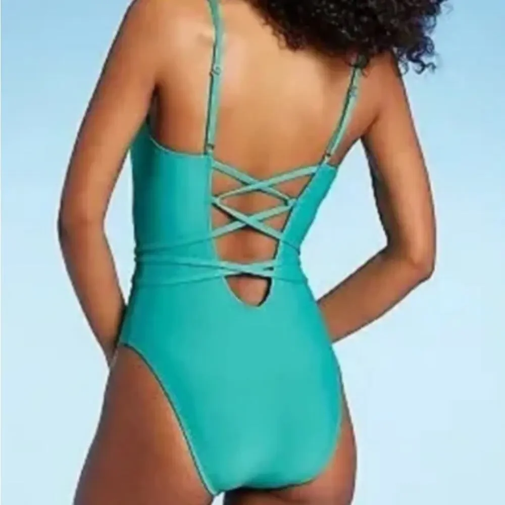 Aqua One-Piece Swimsuit